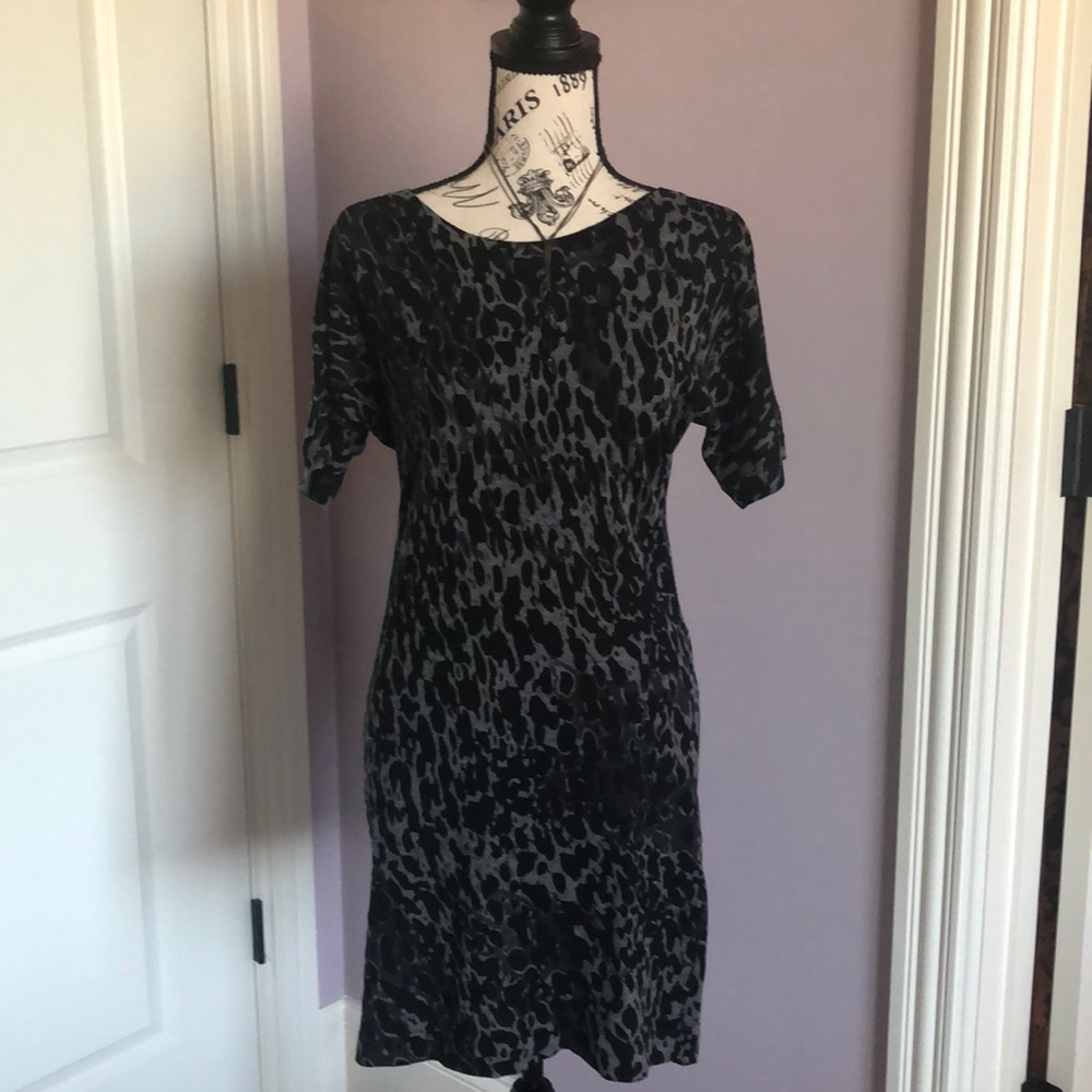 Loft Animal Print sweater dress/tunic